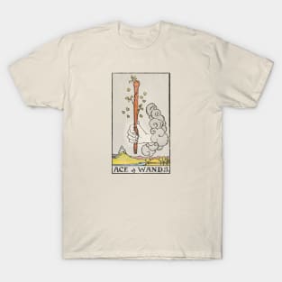 Ace of wands (distressed) T-Shirt